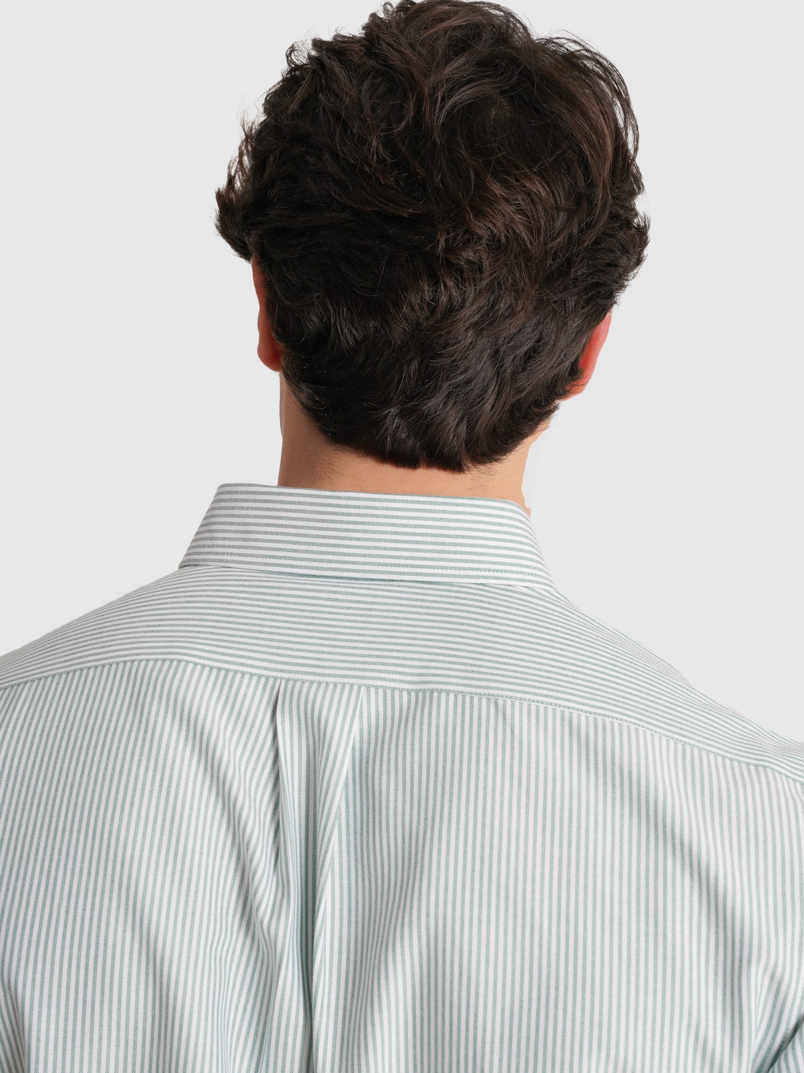LONG SLEEVE GREEN SHIRT REGULAR FIT MR. BLUE