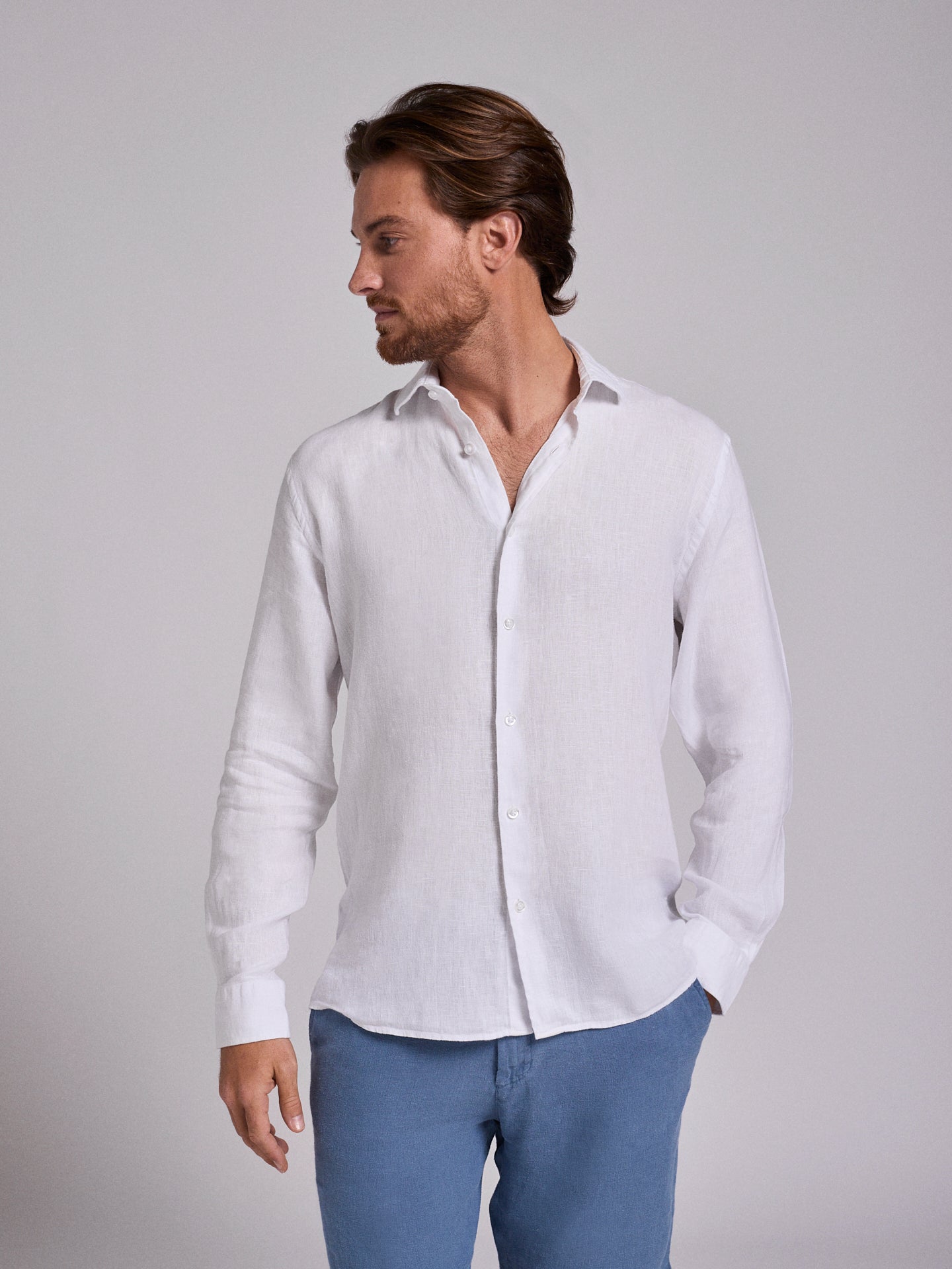 CAMISA BLANCA MANGA LARGA SASTRERÍA MARK BELLUCCI