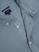 CAMISA ALGODÓN AZUL MANGA LARGA REGULAR FIT MR. AZUL