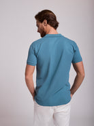 POLO VERDE MANGA CORTA REGULAR FIT MR. AZUL