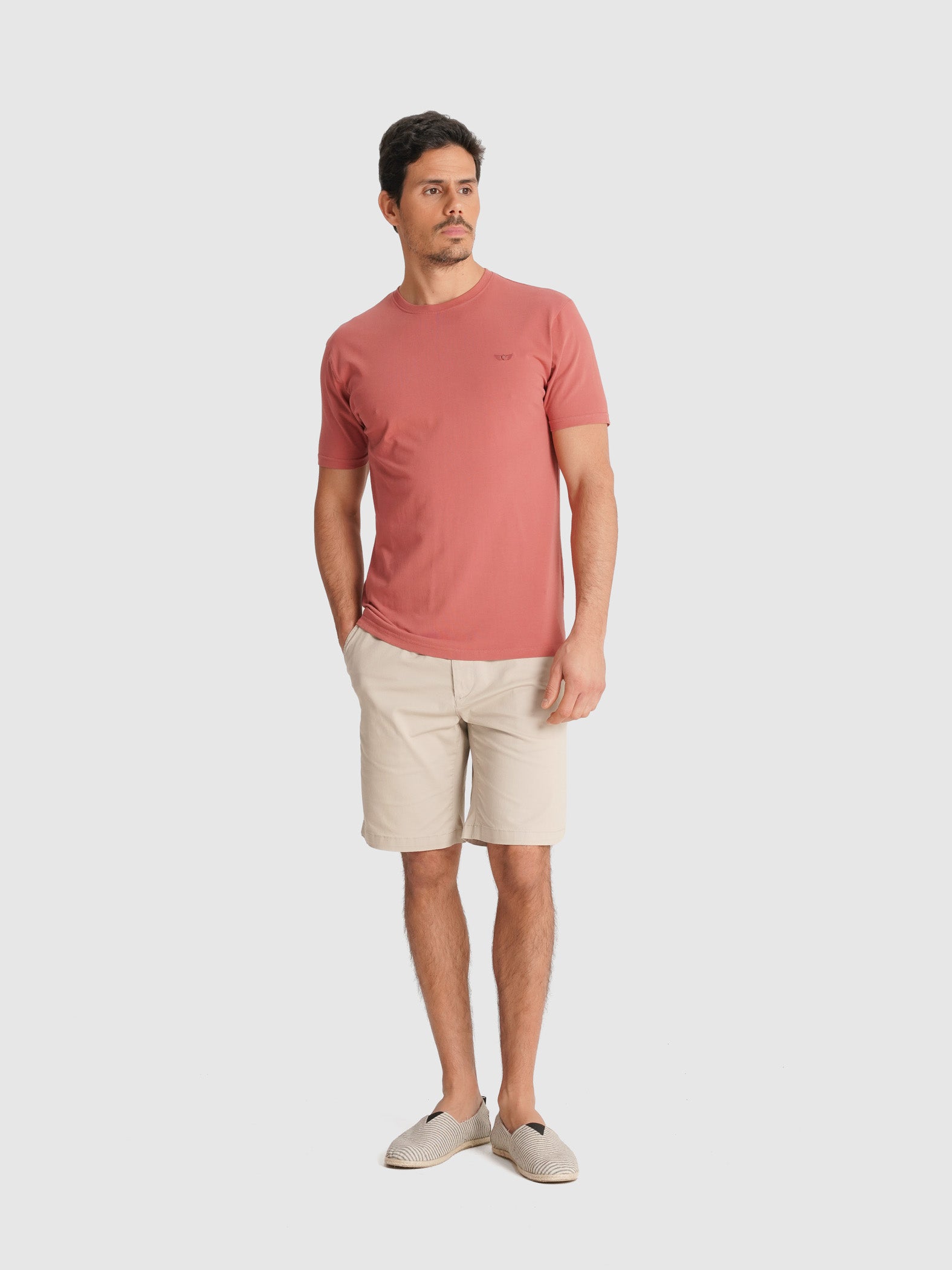 PINK SHORT SLEEVE T-SHIRT REGULAR FIT MR. BLUE