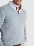 PULLOVER AZUL REGULAR FIT MR. BLUE