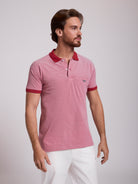 RED POLO SHORT SLEEVE REGULAR FIT MR. BLUE