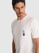 CAMISETA RAW MANGA CORTA REGULAR FIT MR. AZUL
