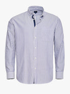 BLUE REGULAR FIT MR SHIRT. BLUE