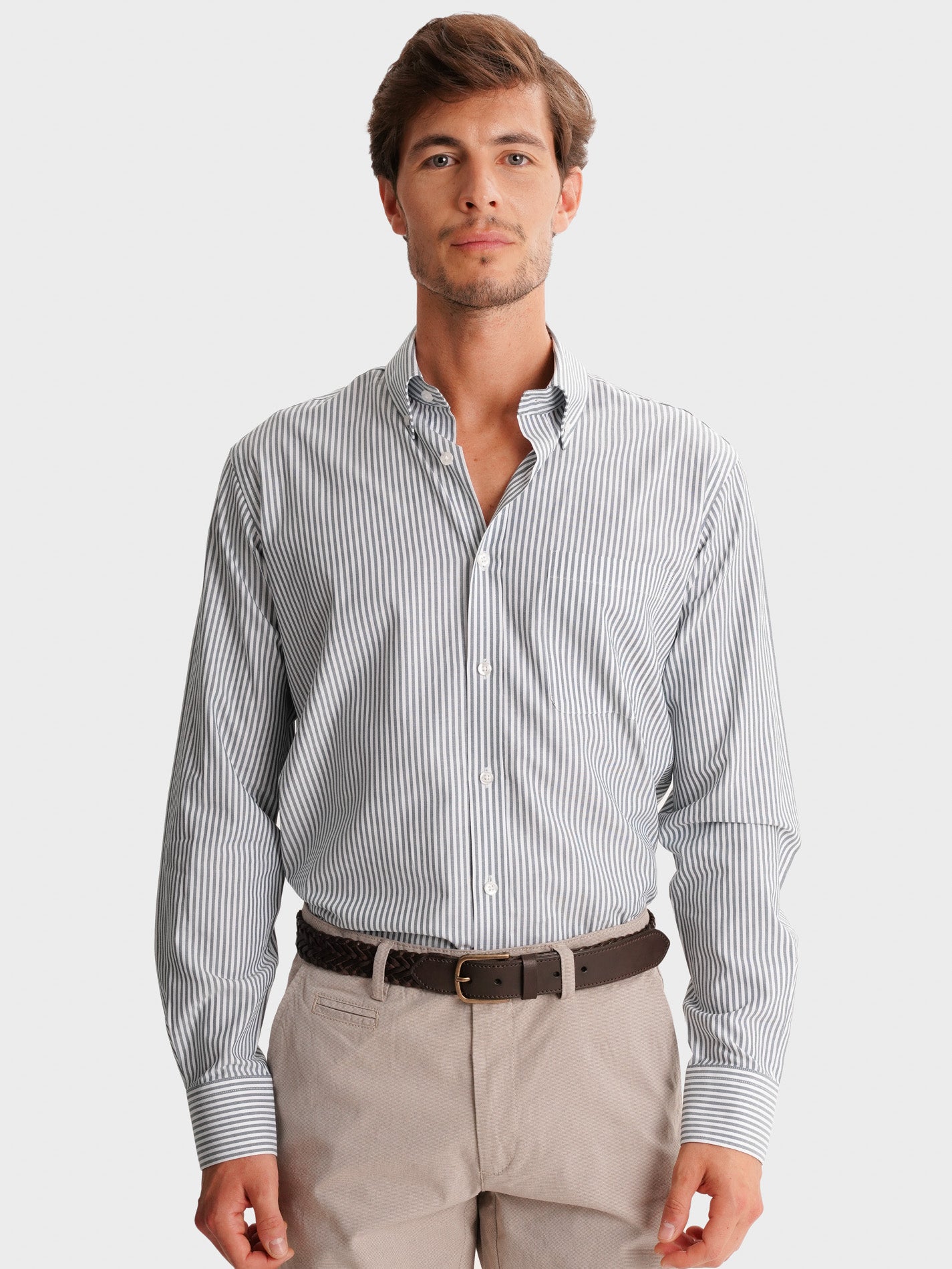 CAMISA MR VERDE REGULAR FIT. AZUL