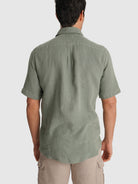 CAMISA SASTRERÍA MANGA CORTA VERDE MARK BELLUCCI