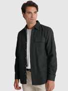 GRAY COTTON OVERSHIRT LONG SLEEVE REGULAR FIT MARK BELLUCCI