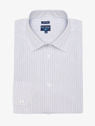 LONG SLEEVE BLUE COTTON SHIRT CLASSIC FIT MR. BLUE