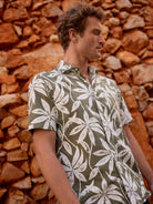 Camisa Regular Fit Lino Gris Mr. Blue