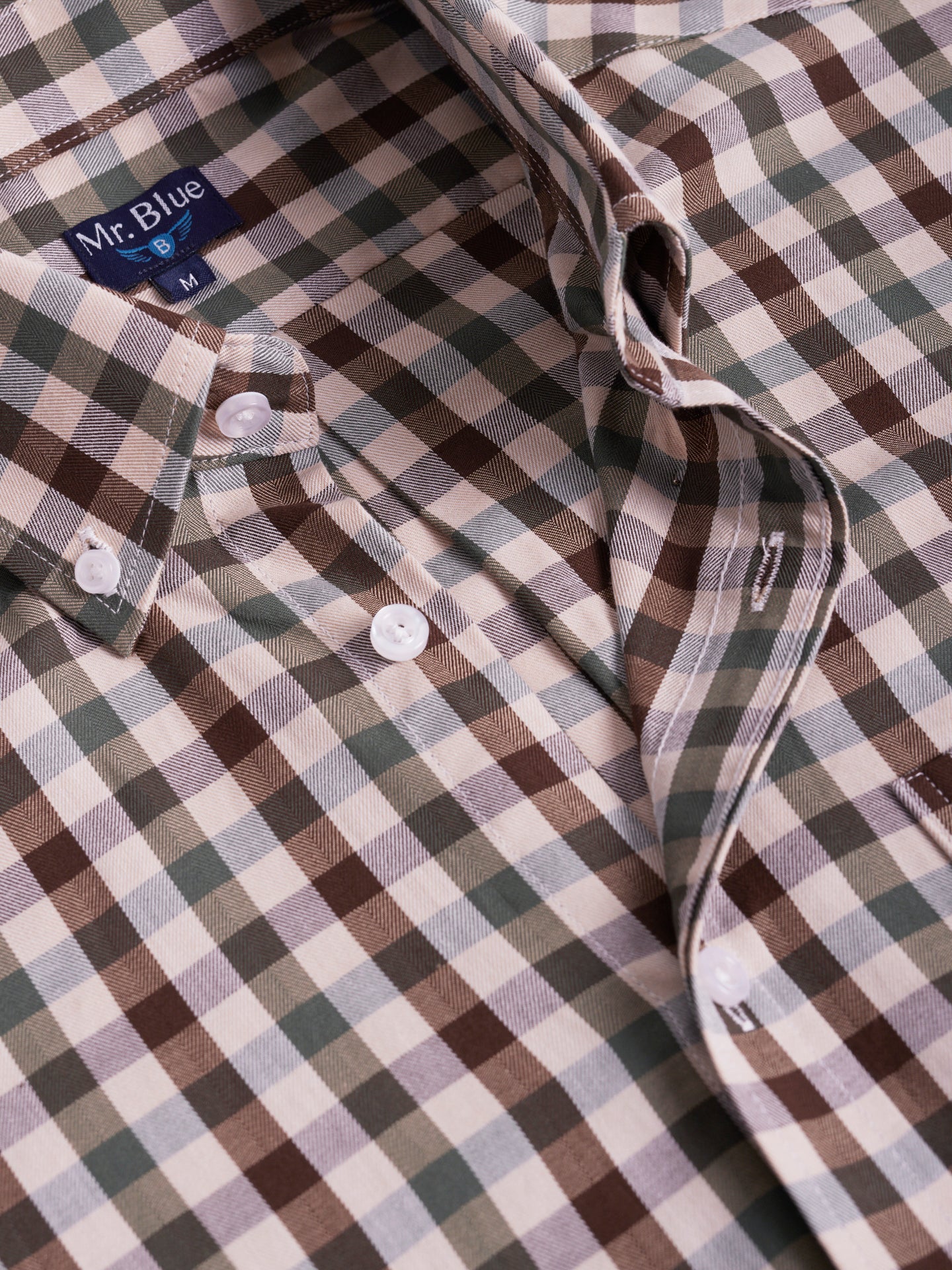 CAMISA MR VERDE REGULAR FIT. AZUL