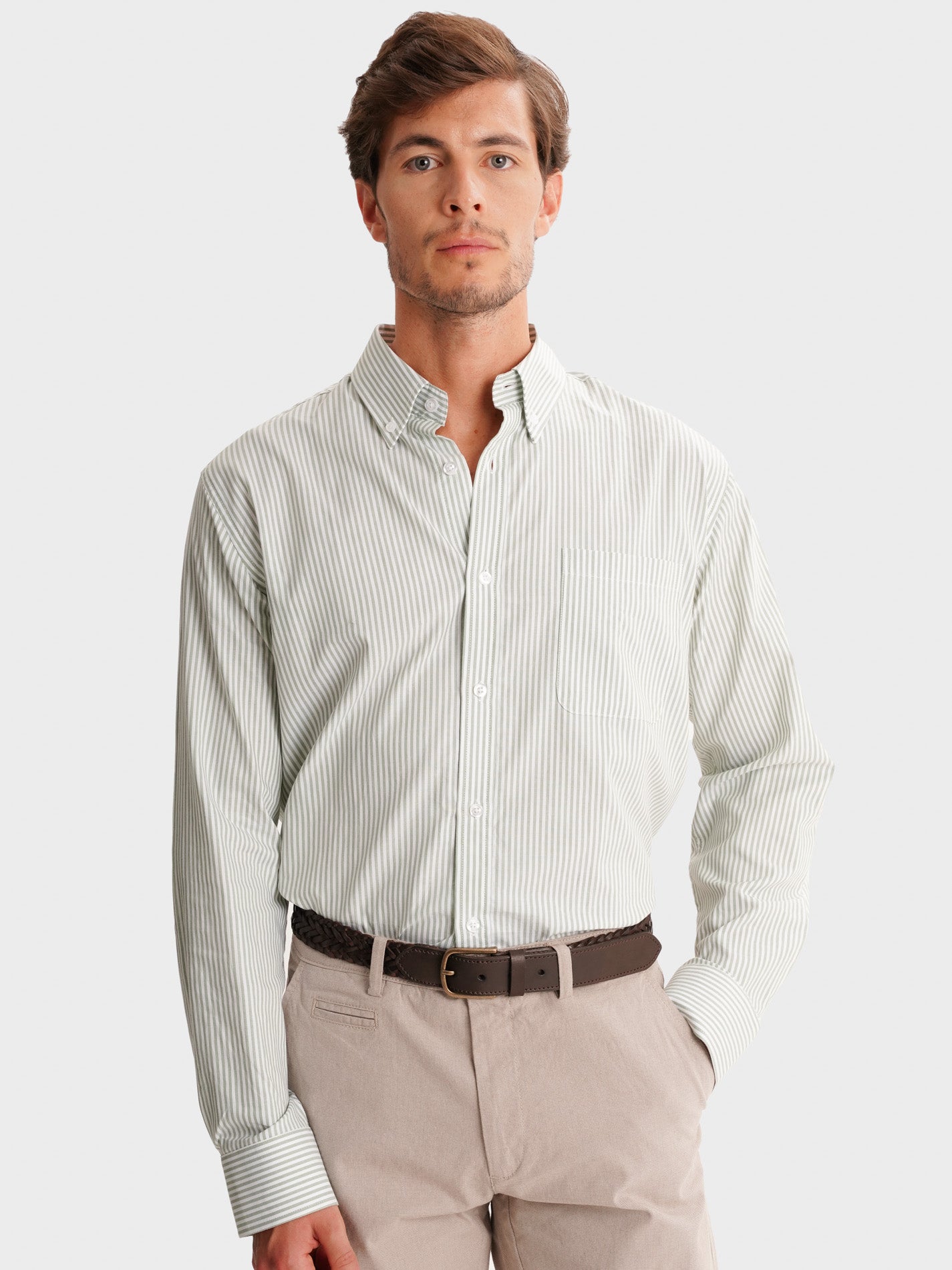 CAMISA MR VERDE REGULAR FIT. AZUL