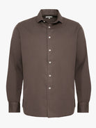 CAMISA REGULAR FIT MANGA LARGA GRIS MARK BELLUCCI