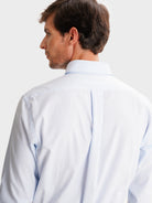 BLUE REGULAR FIT MR SHIRT. BLUE