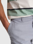 CHAMBRAY BLUE BERMUDA REGULAR FIT MR. BLUE