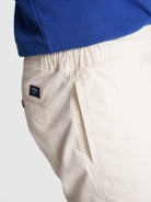 WHITE TWILL BERMUDA REGULAR FIT MR. BLUE