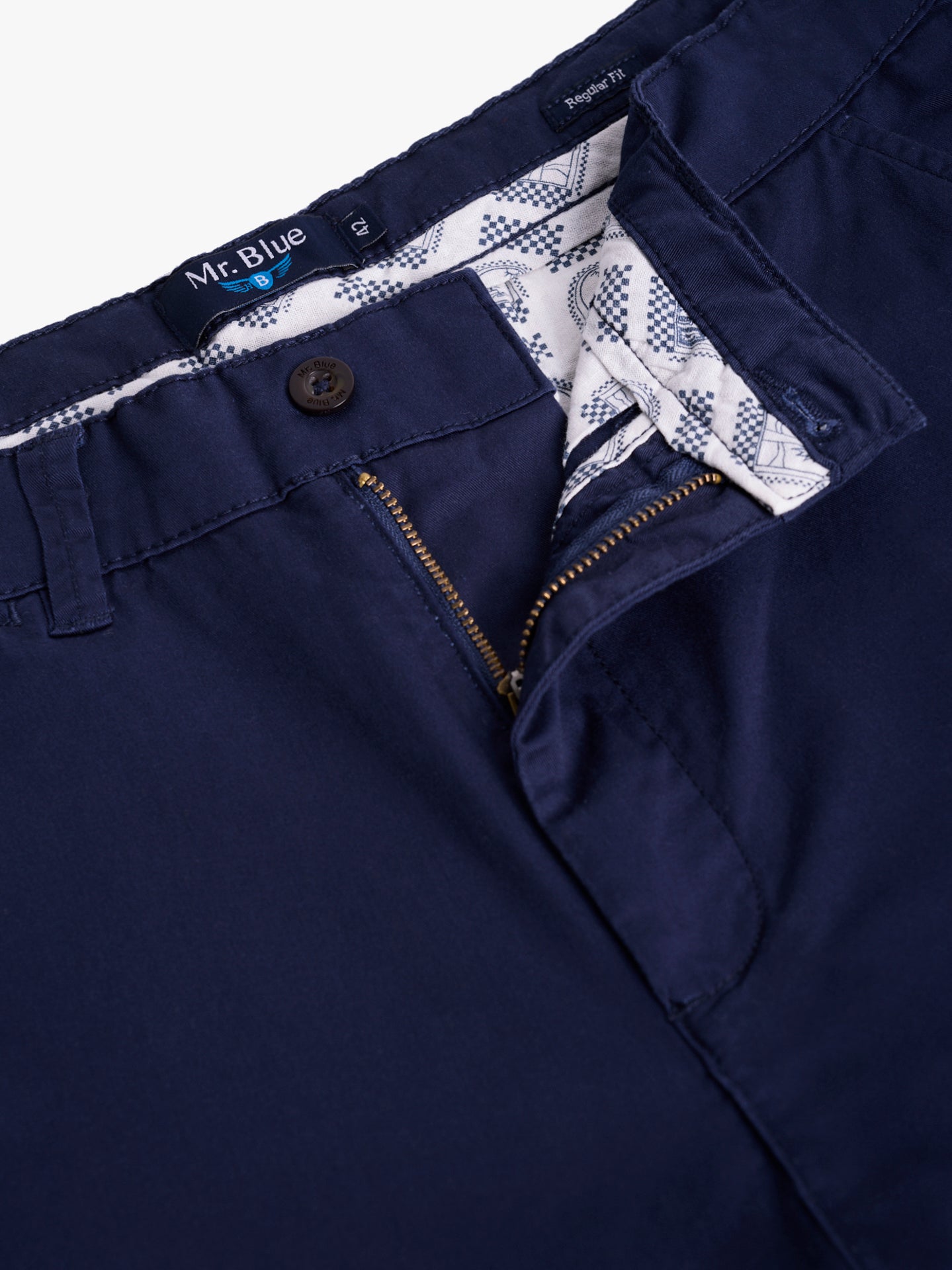 BLUE COTTON REGULAR FIT MR. BLUE