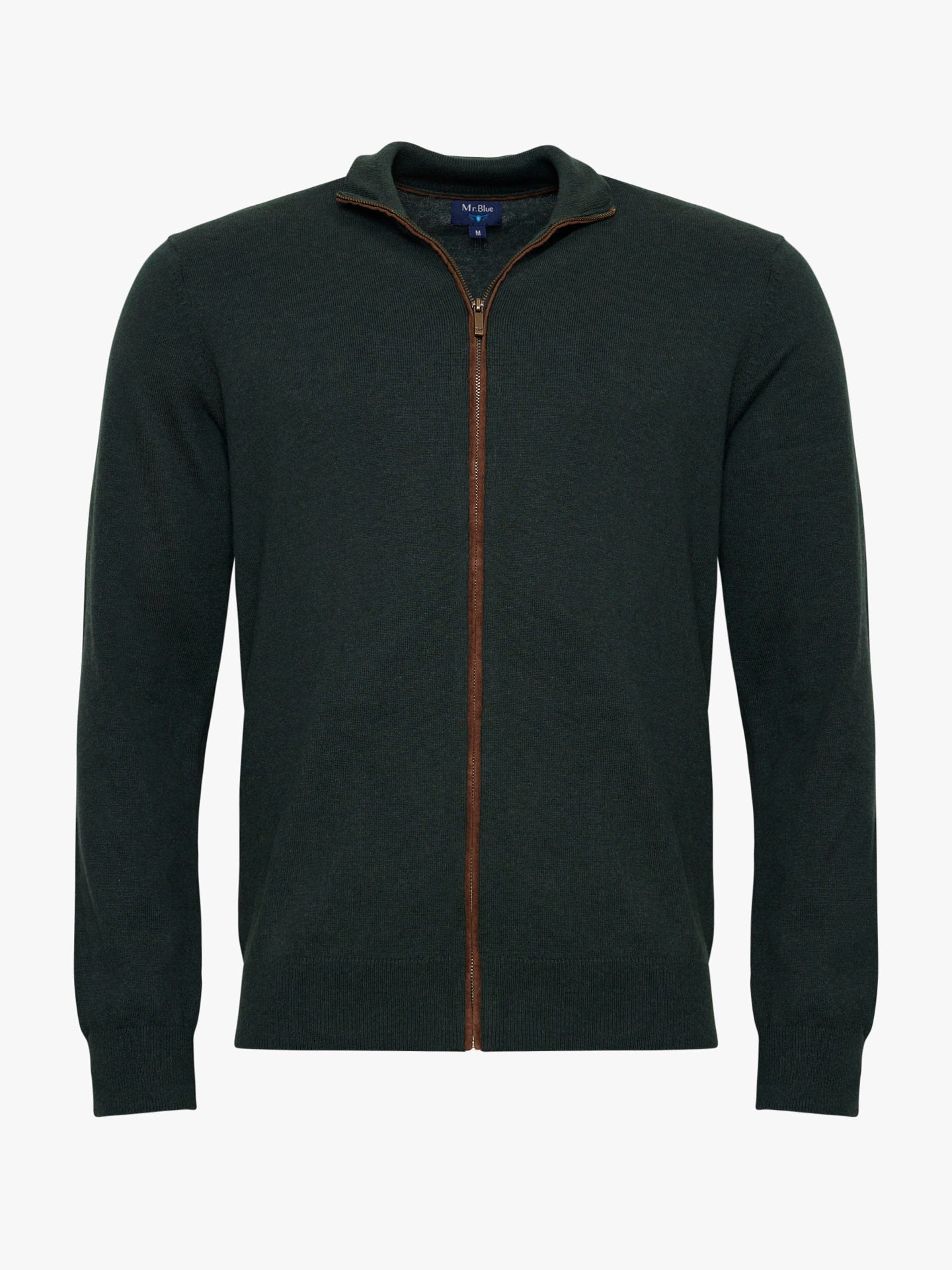 JERSEY FINO VERDE REGULAR FIT MR. AZUL