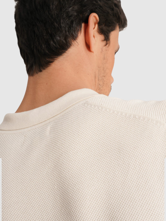 POLO REGULAR FIT BRANCO LISO MARK BELLUCCI