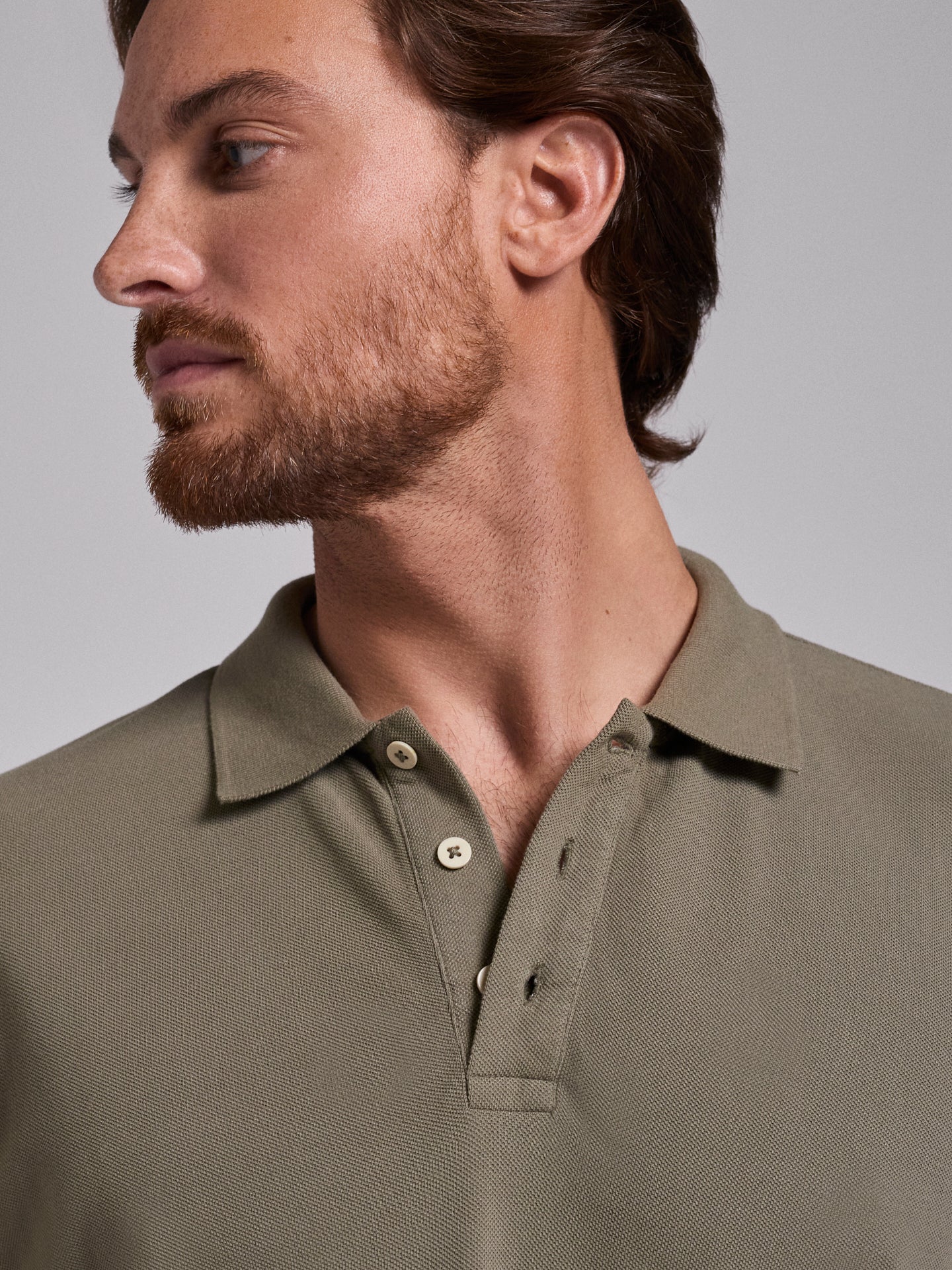 POLO DE ALGODÓN VERDE MANGA CORTA REGULAR FIT MARK BELLUCCI