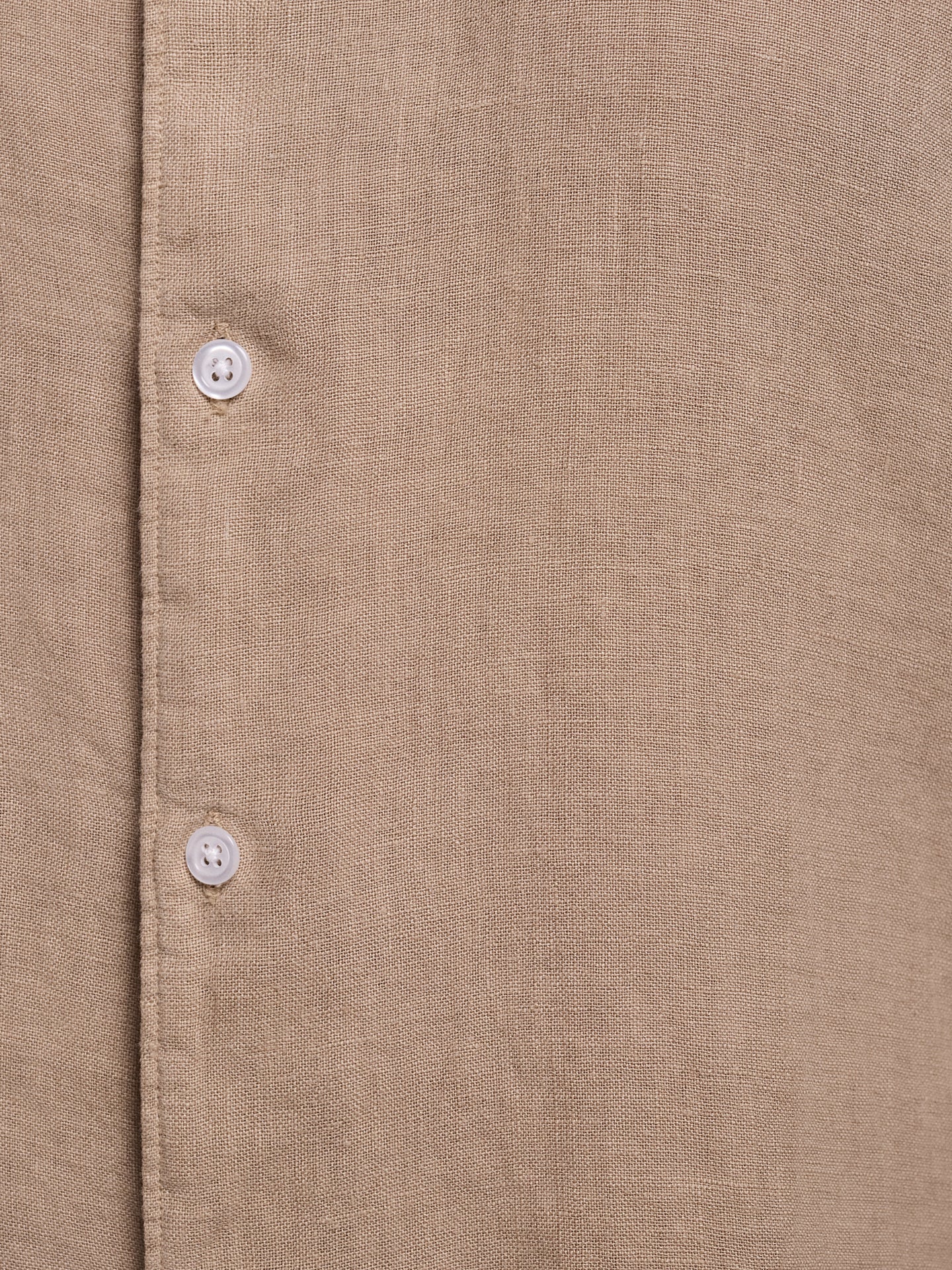 CAMISA LINO CAMEL MANGA LARGA SASTRERÍA MARK BELLUCCI