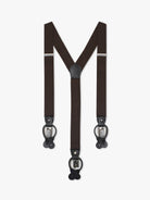 BROWN SUSPENDERS MR. BLUE