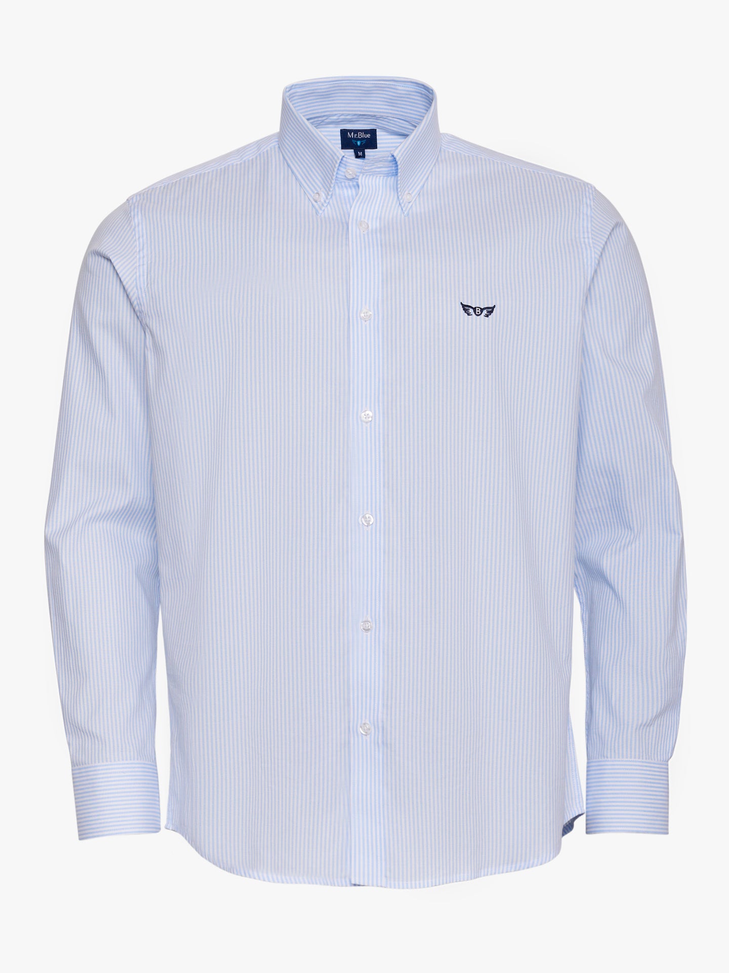 BLUE REGULAR FIT MR SHIRT. BLUE