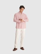 CAMISA MR ROJA MANGA LARGA REGULAR FIT. AZUL