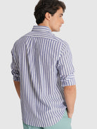 CAMISA MR AZUL MANGA LARGA REGULAR FIT. AZUL