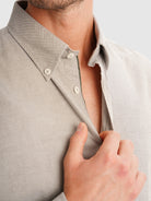 CAMISA FLANELA VERDE REGULAR FIT MR. BLUE