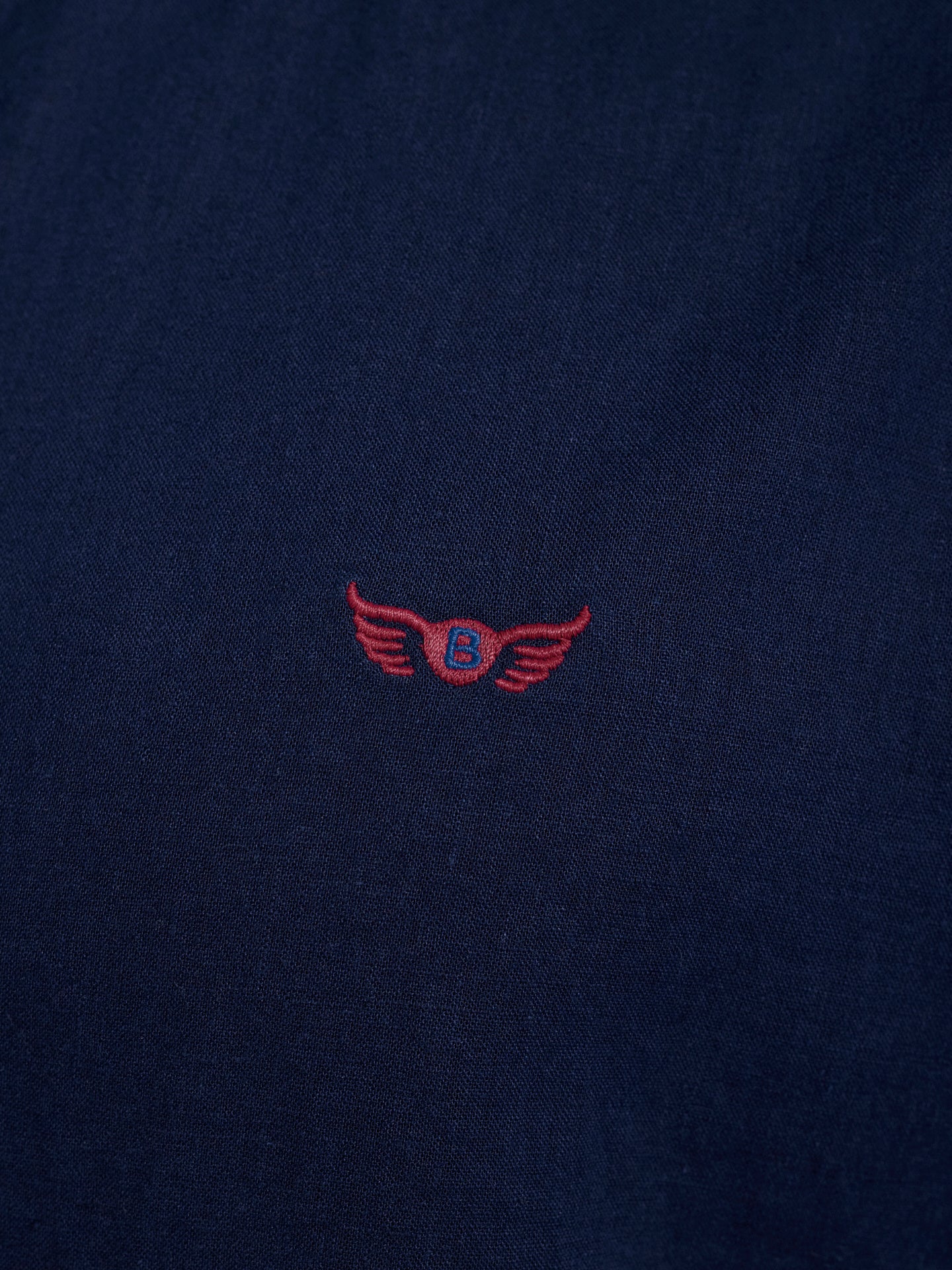 BLUE LINEN SHIRT LONG SLEEVE REGULAR FIT MR. BLUE