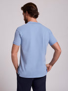 POLO AZUL MANGA CORTA REGULAR FIT MR. AZUL