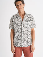 Camisa Regular Fit Lino Gris Mr. Blue