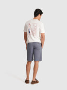 CAMISETA RAW MANGA CORTA REGULAR FIT MR. AZUL