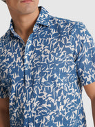 BLUE SHORT SLEEVE REGULAR FIT MR. BLUE