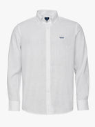 CAMISA MR BLANCA MANGA LARGA REGULAR FIT. AZUL