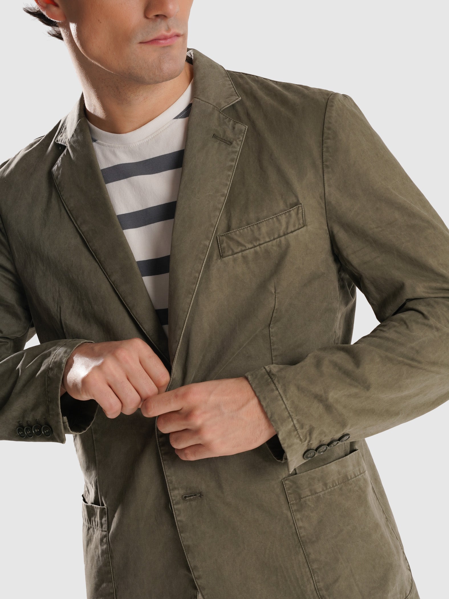 AMERICANA VERDE REGULAR FIT MR. AZUL