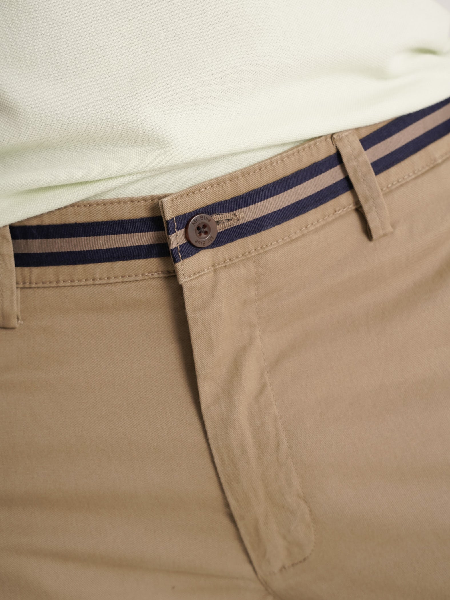 TWILL CAMELS SLIM FIT MR. BLUE