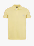 Polo de piqué amarillo de corte estándar de Mr. Blue