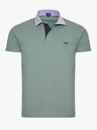 Rugbie Regular Fit Liso Verde Mr. Blue