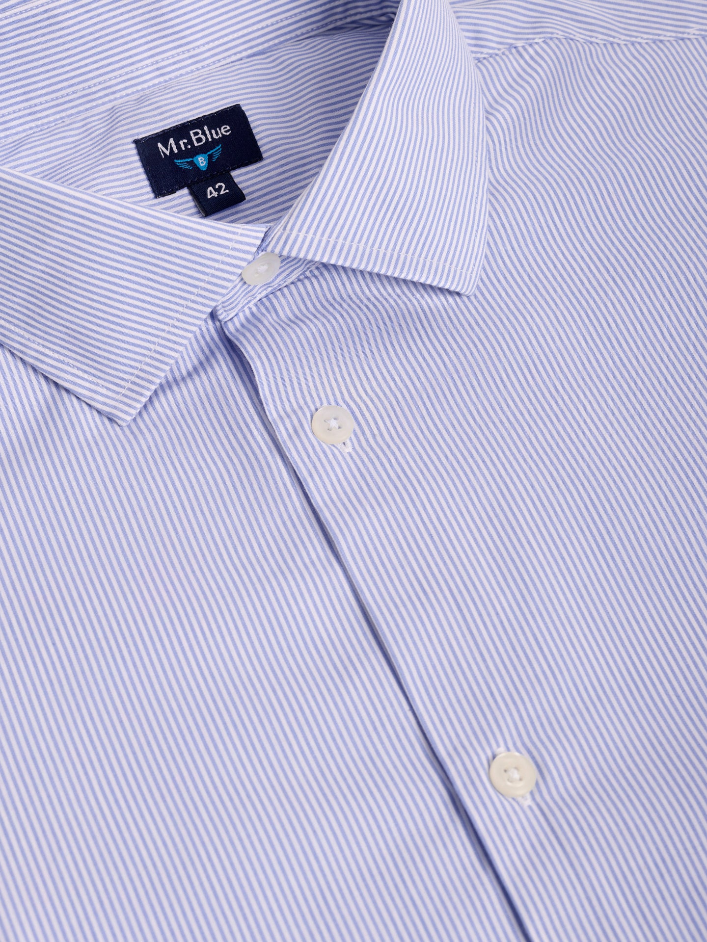 CAMISA AZUL CLASSIC FIT MR. AZUL