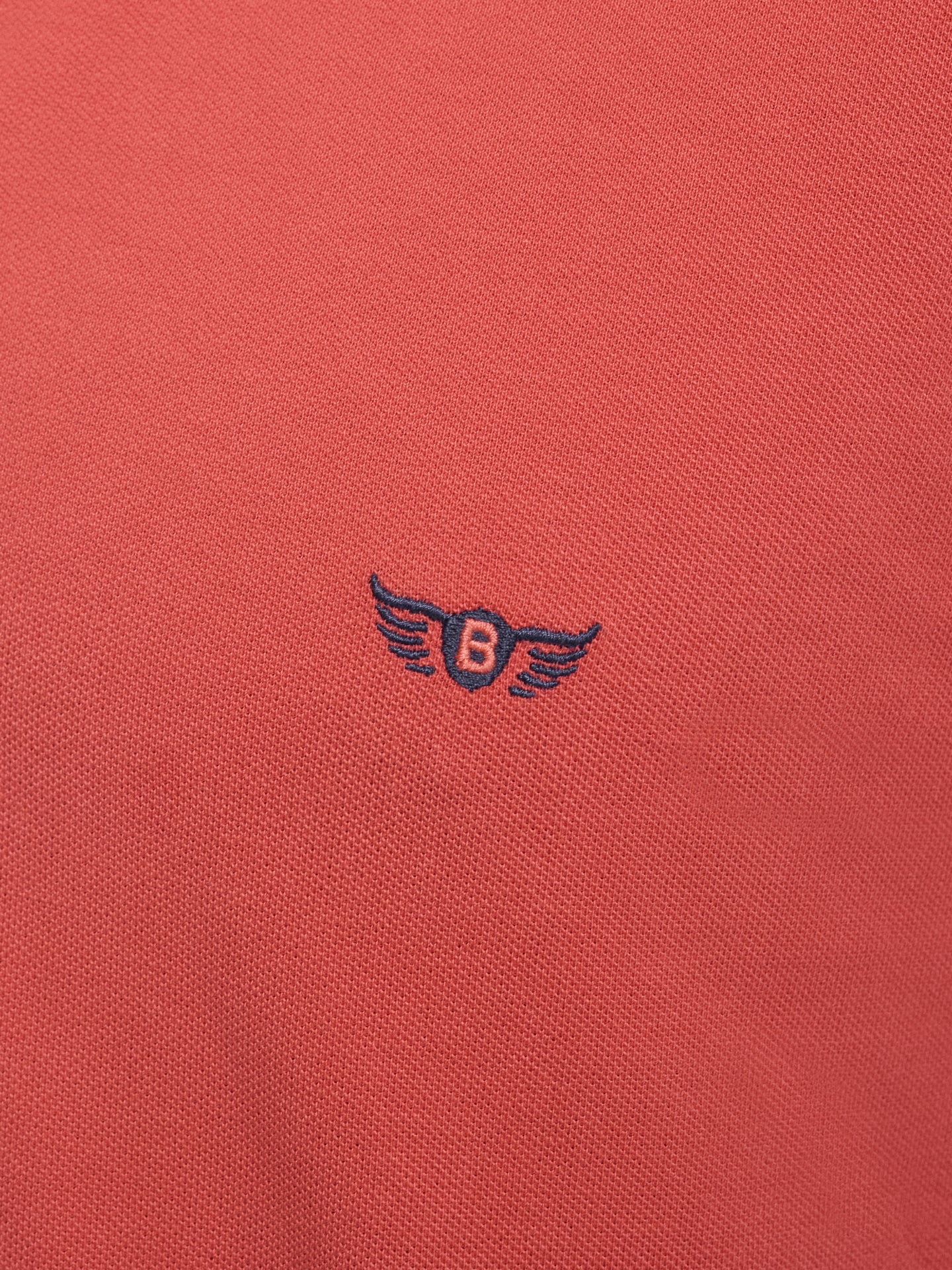 POLO ROJO MANGA CORTA REGULAR FIT MR. AZUL