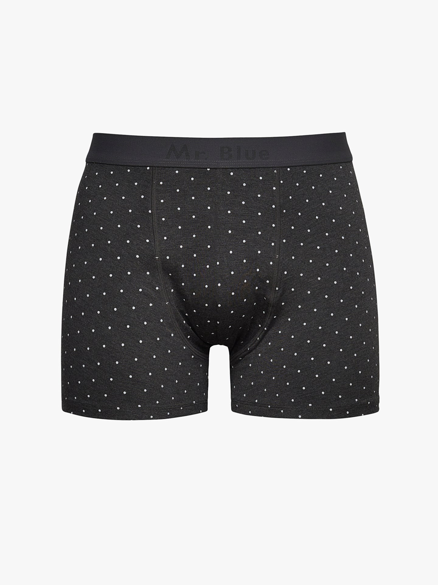 GRAY BOXERS CLASSIC FIT MR. BLUE