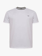 T-SHIRT ALGODÃO BRANCA MANGA CURTA REGULAR FIT MR. BLUE