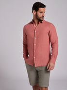 CAMISA SASTRERÍA MANGA LARGA ROSA MARK BELLUCCI