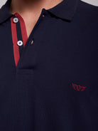 POLO AZUL MANGA CORTA REGULAR FIT MR. AZUL