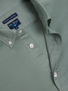 CAMISA ALGODÓN VERDE MANGA LARGA REGULAR FIT MR. AZUL