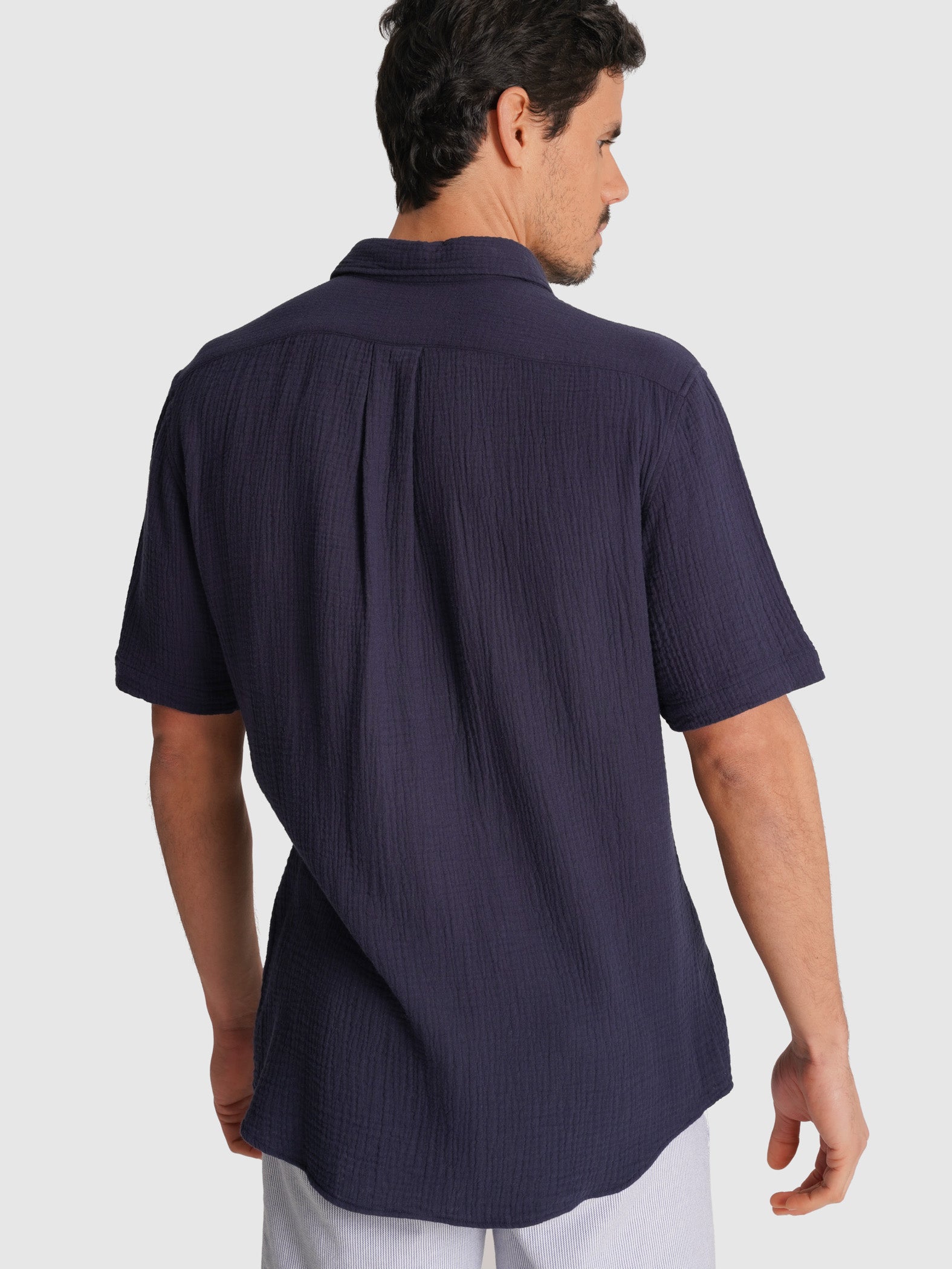 BLUE SHORT SLEEVE REGULAR FIT MR. BLUE