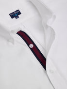 CAMISA ALGODÓN BLANCA MANGA LARGA REGULAR FIT MR. AZUL