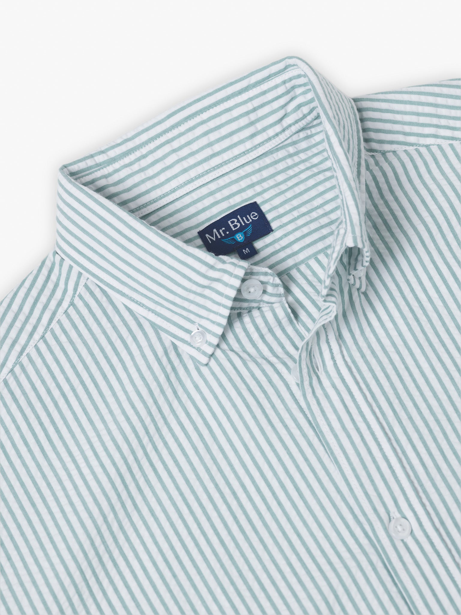 CAMISA VERDE MANGA COMPRIDA REGULAR FIT MR. BLUE
